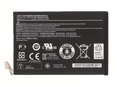 7300mAh Bateria Ordenador Portatil ACER Iconia Tab A3-A10-L879