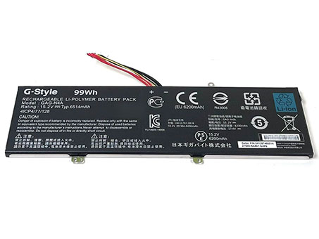 6514mAh Batteria PC Portatile GIGABYTE GAG-N4A(4ICP4/77/128)