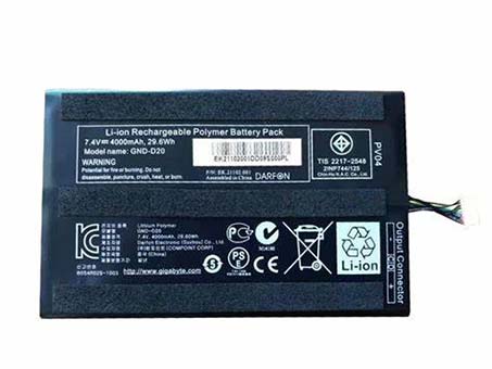 4000mAh Laptop Accu Voor GIGABYTE S1081-CF01