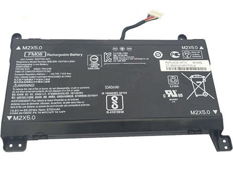 5700mAh Bateria Ordenador Portatil HP 922976-855