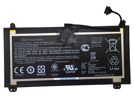 2838mAh Batteria PC Portatile HP TPN-C118