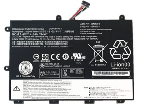 4600mAh Batterie Ordinateur Portable LENOVO ThinkPad Yoga 11e (20D9-90014AU)