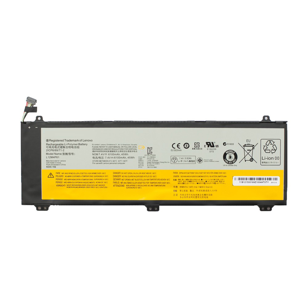 6100mAh Batterie Ordinateur Portable LENOVO L12M4P61