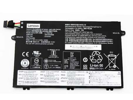 3900mAh LENOVO ThinkPad E480-20KN002VRI Battery