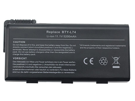 5200mAh Batteria PC Portatile MSI S9N-2062210-M47